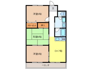 リリカルホリエの物件間取画像